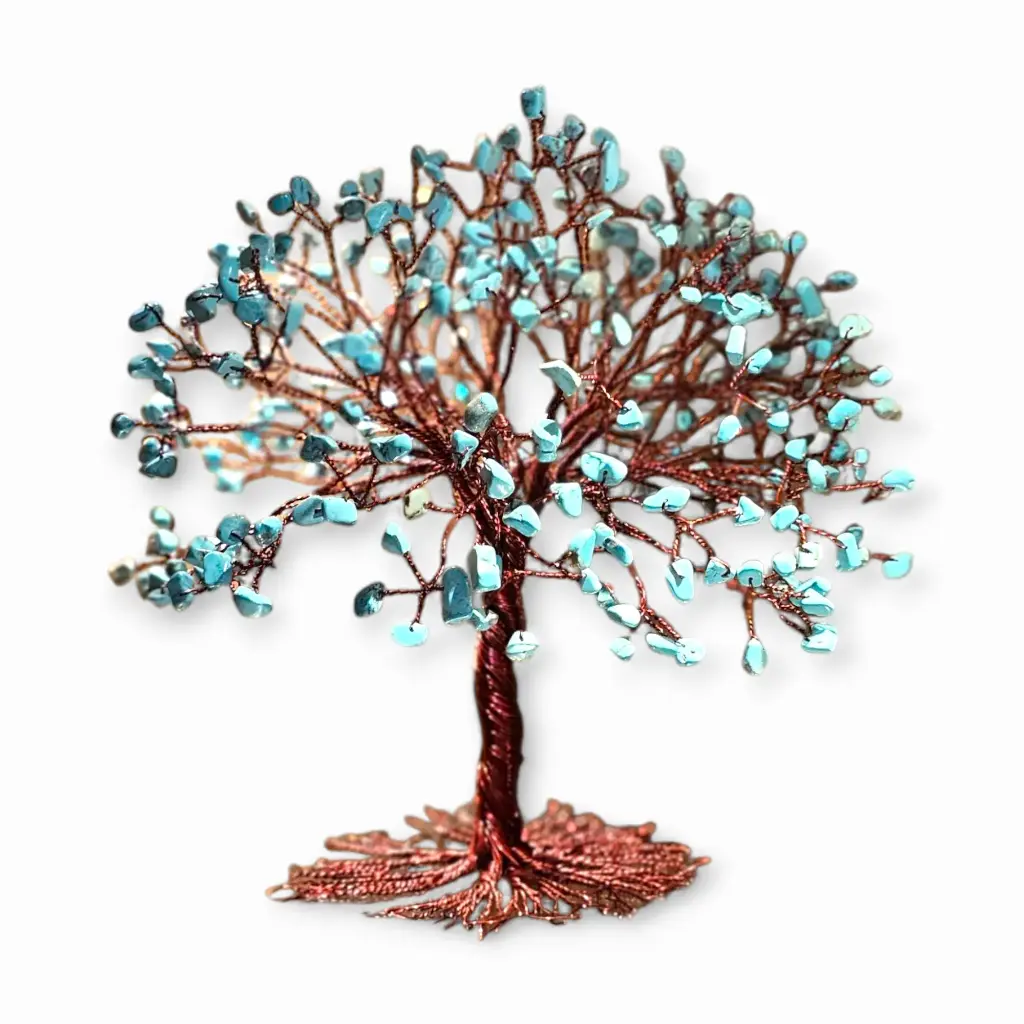 Árbol de la Prosperidad Turquesa Grande