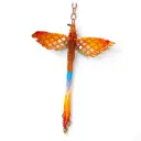 Llavero Colibrí Embera Mostazilla - LE1