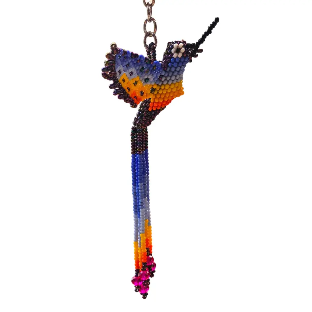 Llavero Colibrí Embera Mostazilla - LE3