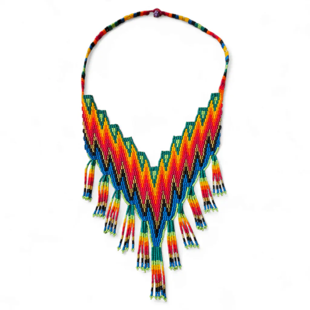 Collar Camino de Colores - Tejido Embera - CE03