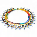 Collar Raíces del Viento - Tejido Embera - CE06