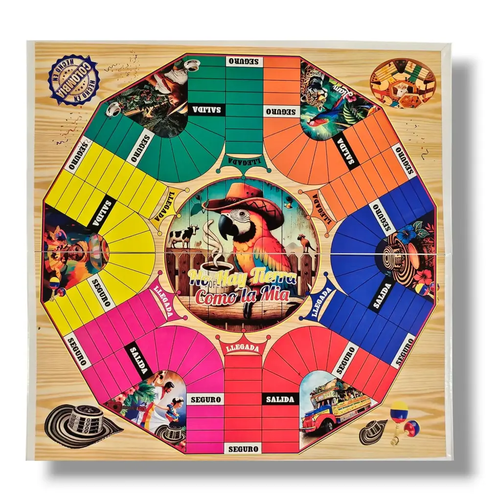 Parqués Plegable Magnético 6 y 4 Puestos Doble Cara - Grande PM3 