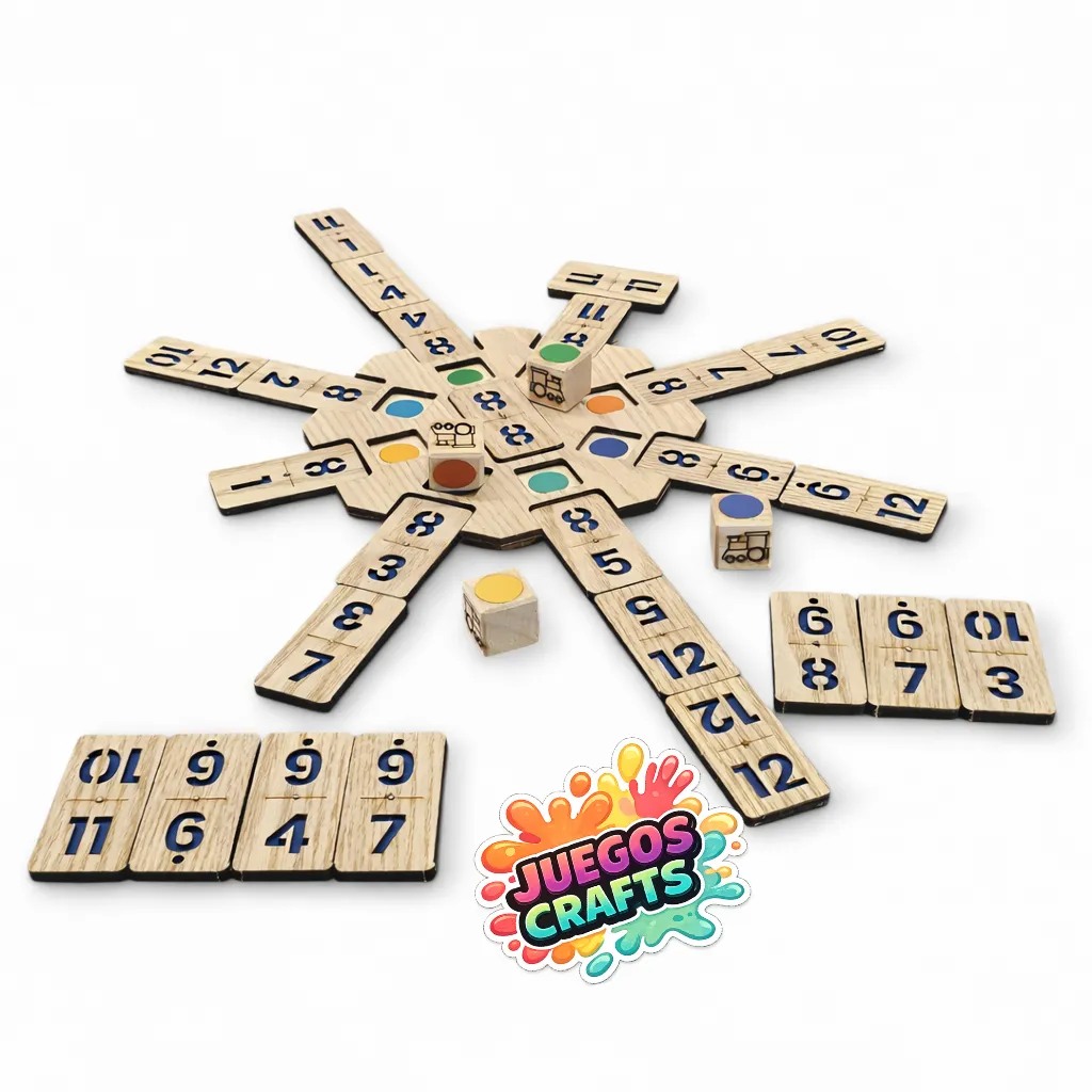 Tren Mexicano en Madera – Juego de Estrategia y Diversión