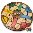 Parqués Mini Plano Madera