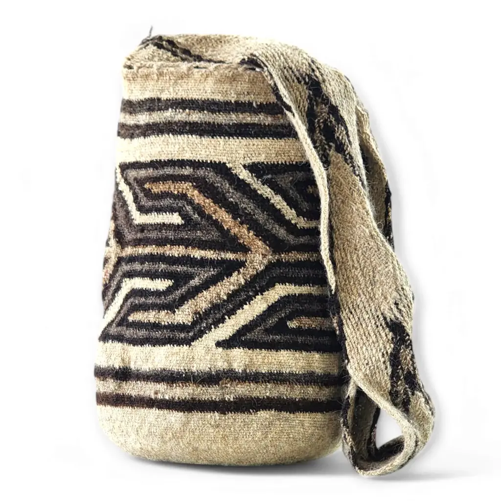 Mochila Arhuaca 100% Original en Lana de Oveja M-08