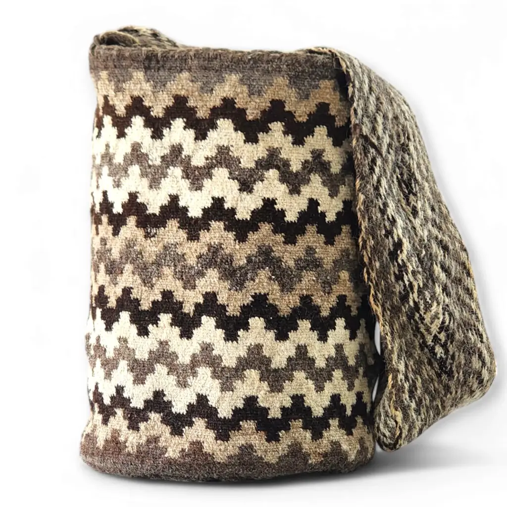 Mochila Arhuaca 100% Original en Lana de Oveja L-19