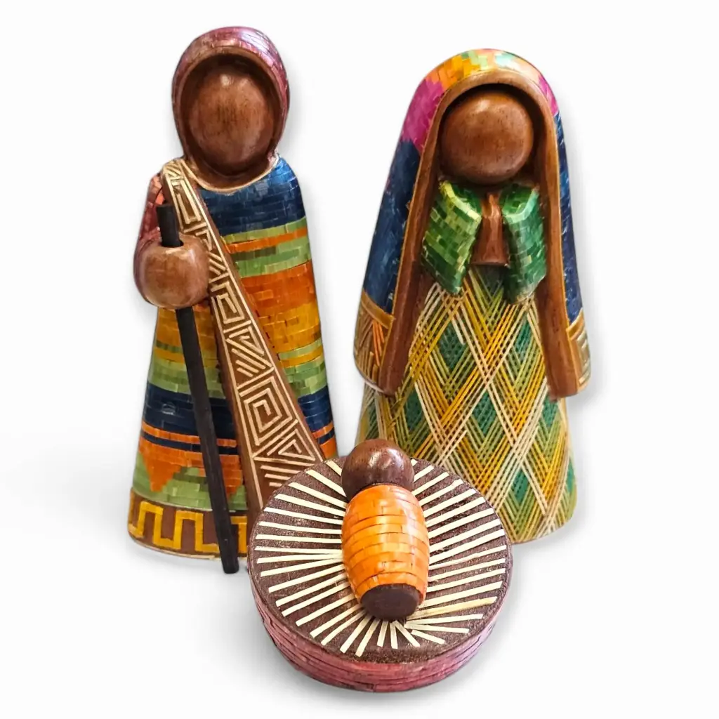 Nacimiento de Madera enchapado en Tamo N-2