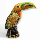 Figura Tucán de Madera enchapado en Tamo T-1