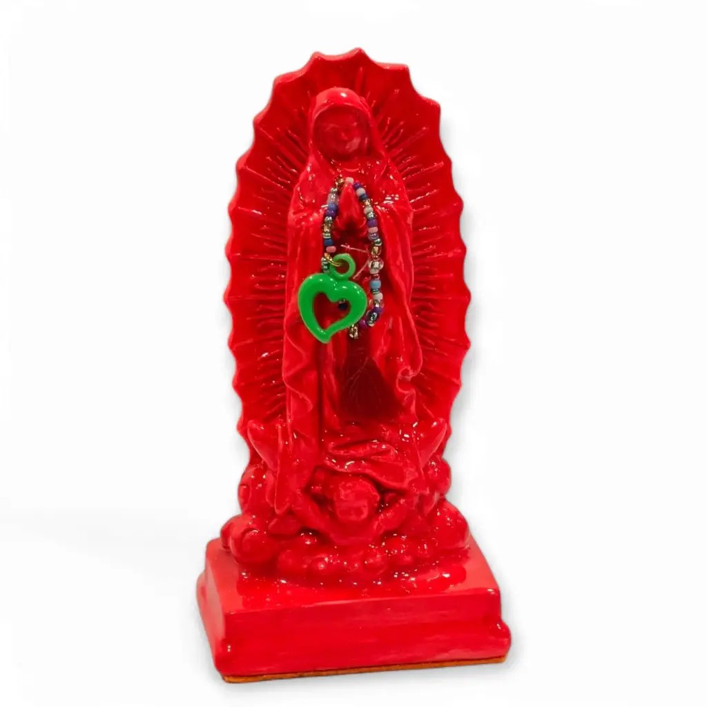 Vírgen de Guadalupe Colores Pequeña (Magenta)