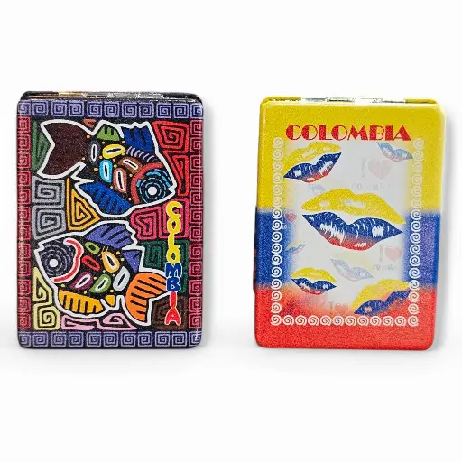 Set Espejo Colombia x 2 Unidades