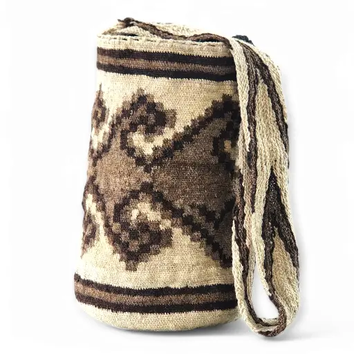 Mochila Arhuaca 100% Original en Lana de Oveja XL-17