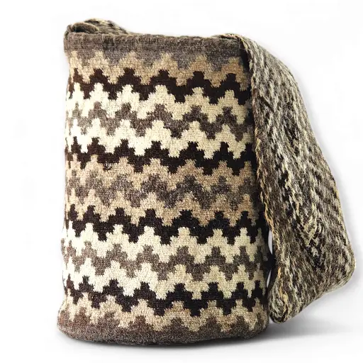 Mochila Arhuaca 100% Original en Lana de Oveja L-19