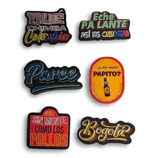Set Imanes Colombia x 6 Unidades M-1