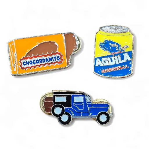 Set x 3 Pines Metálicos Colombia P-5