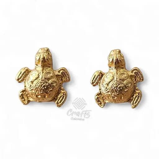 Arete Precolombino baño en oro de 24K Q19